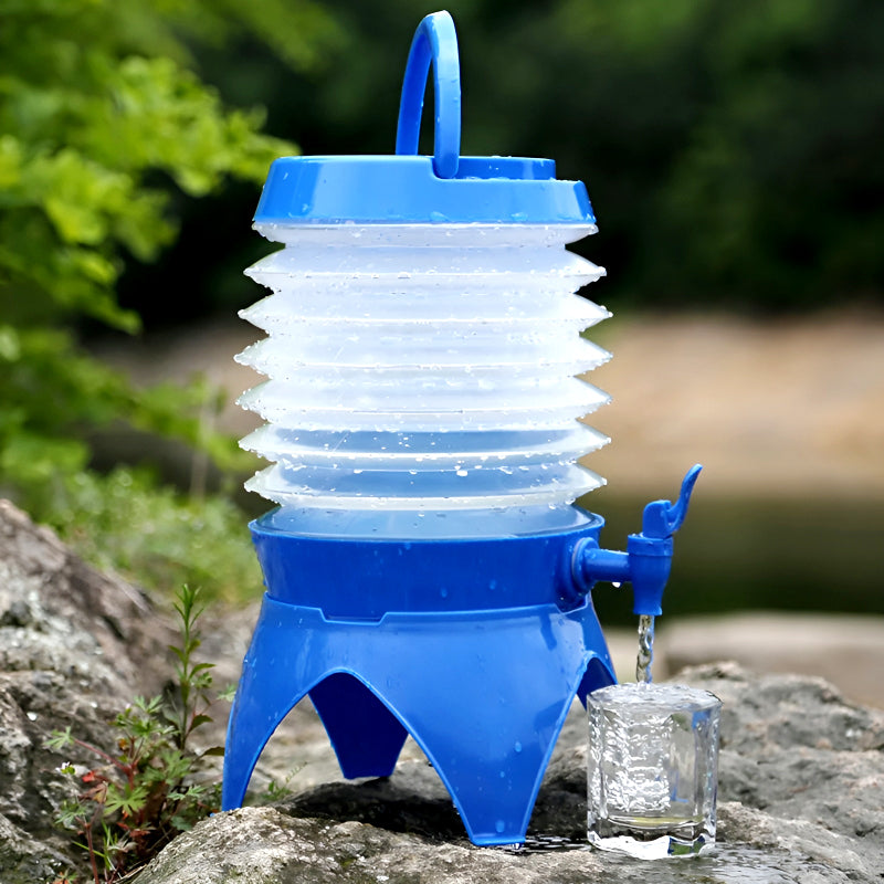 3.5-Liter Mini Portable Manual Foldable Multi-Purpose Beverage Dispenser
