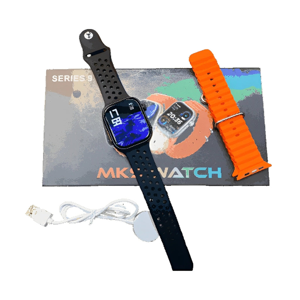 MK9 (Series 9) Ultimate Premium Smartwatch With Stunning 2.5″ Display, Health Tracking, NFC & Wireless Charging.