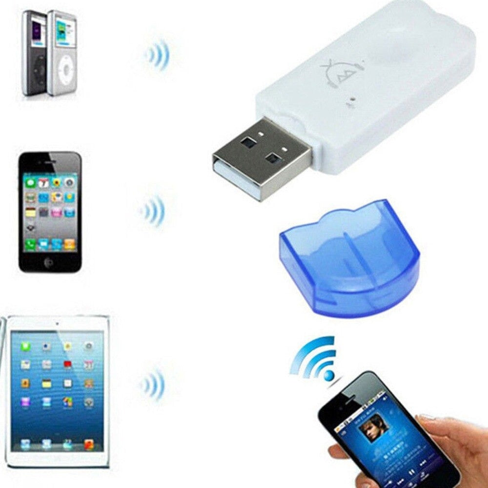 USB Bluetooth 2.1 Receiver Audio Stereo Adapter Wireless Handsfree Dongle Kit