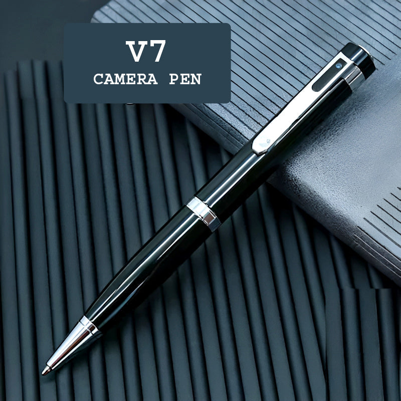 V7 HD Pen Camera with Audio, Motion Detection, Bluetooth & 1080p Video Recording